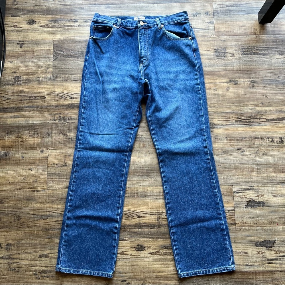 Dont Mess With Texas Womens Straight Leg Denim Jeans Glitter Size 8